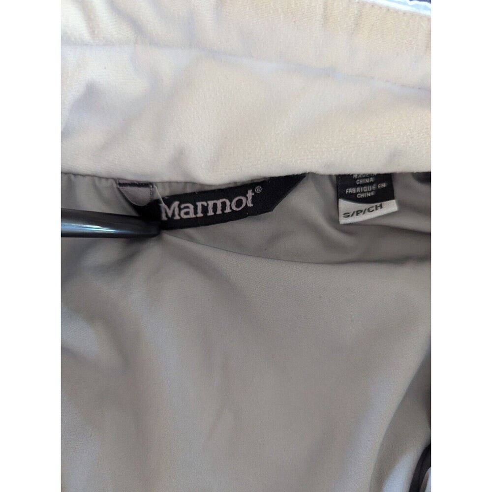 Marmot Quilted Insulated Winter Jacket Ski Snow Gray White Puffer Women's Small - Picture 3 of 12